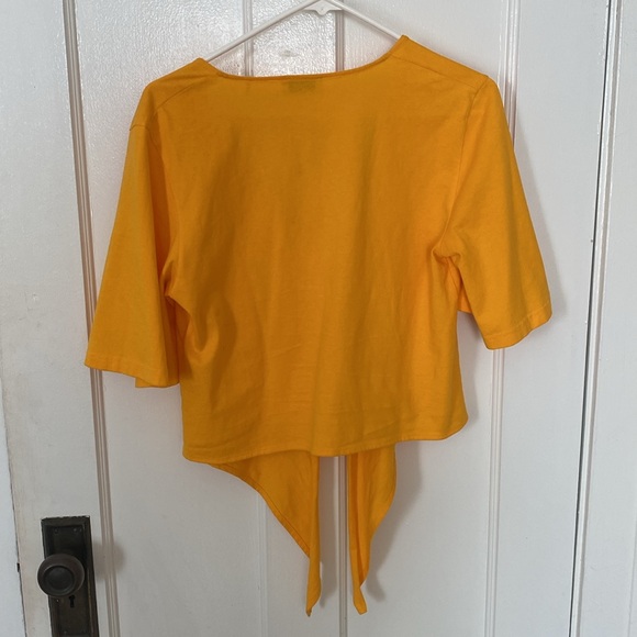 Sandro Paris size 1 yellow top - Picture 2 of 4